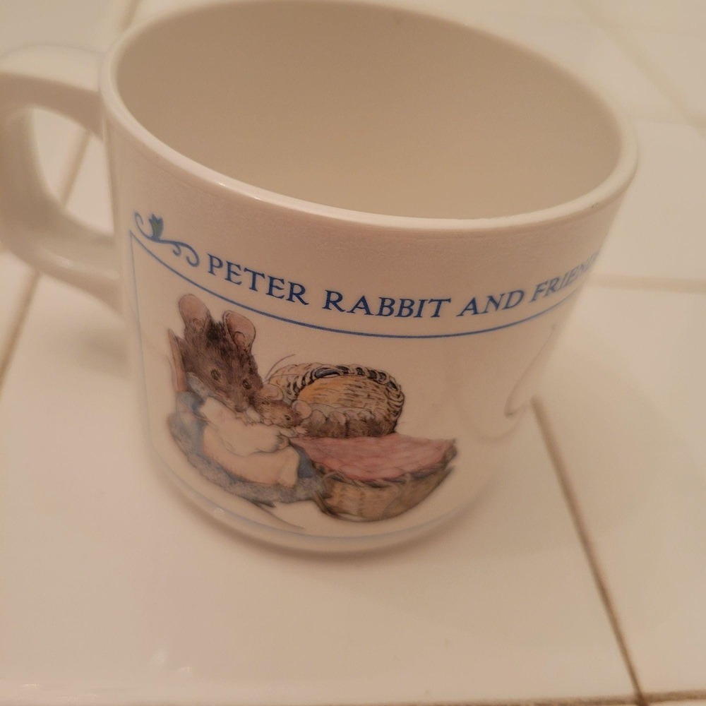Eden Peter Rabbit Friends Plastic Melamine Mug 3 in‎ Baby Nursery Gift